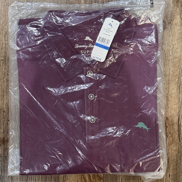 Tommy Bahama Other - Tommy Bahama Men's Plum “Emfielder Two Point 0” Polo LS